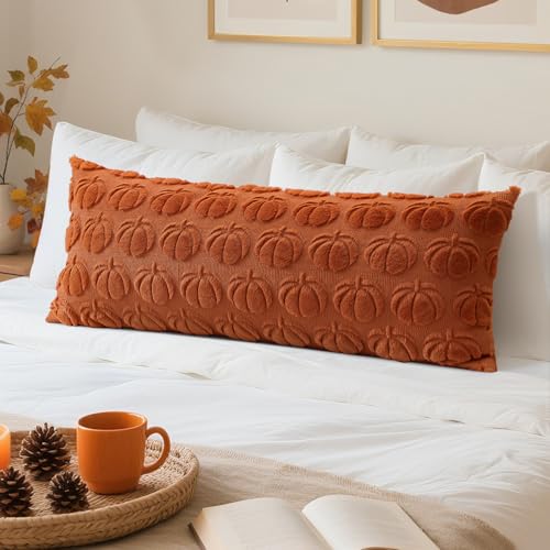 Housse de coussin automne 35x91cm OTOSTAR pour canapé cocooning