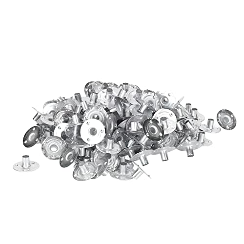 200 piezas base metal para mechas de vela miniatura 7