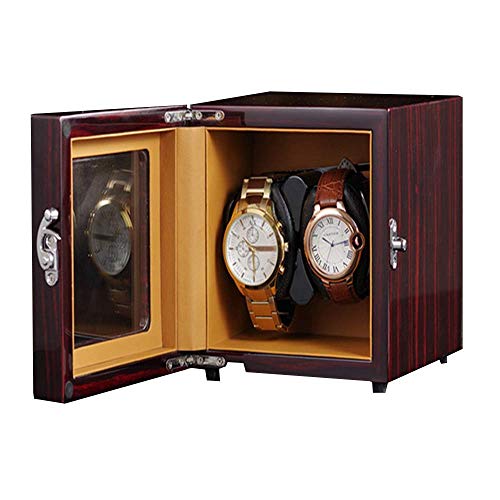 Caja giratoria para dos relojes automáticos con motor silencioso y 5 modos de rotación