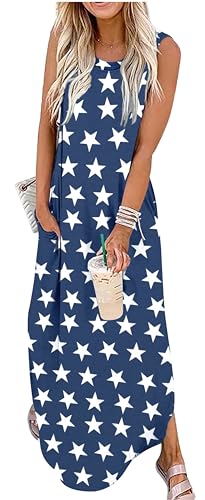 Image of CHUNTIANRAN Maxi Dresses for Women Summer Outfits Boho Beach Long Dresses Casual Sundresses Resort Wear for Women 2026