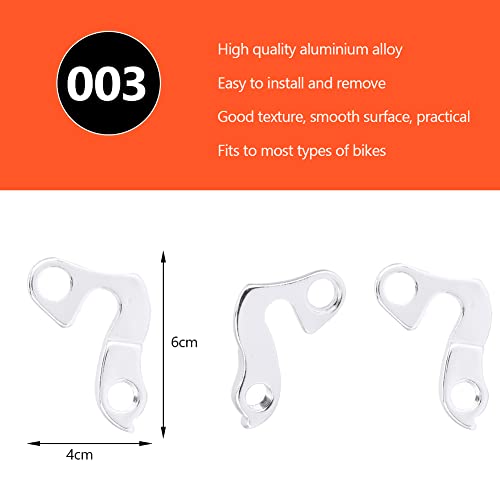 Vgeby Rear Gear Mech Derailleur Hanger, Aluminium Alloy Derailleur Hanger Tail Hook Drop Out Adapter For Mountain Bike(#003) Rear Derailleur Hanger Derailleur Hanger 67 #TOP3