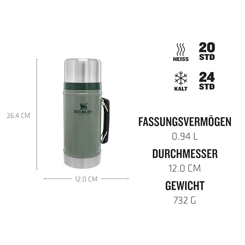 STANLEY 1913 Classic Legendary Food Jar 940 ml - Hammertone Green – Ansicht 2