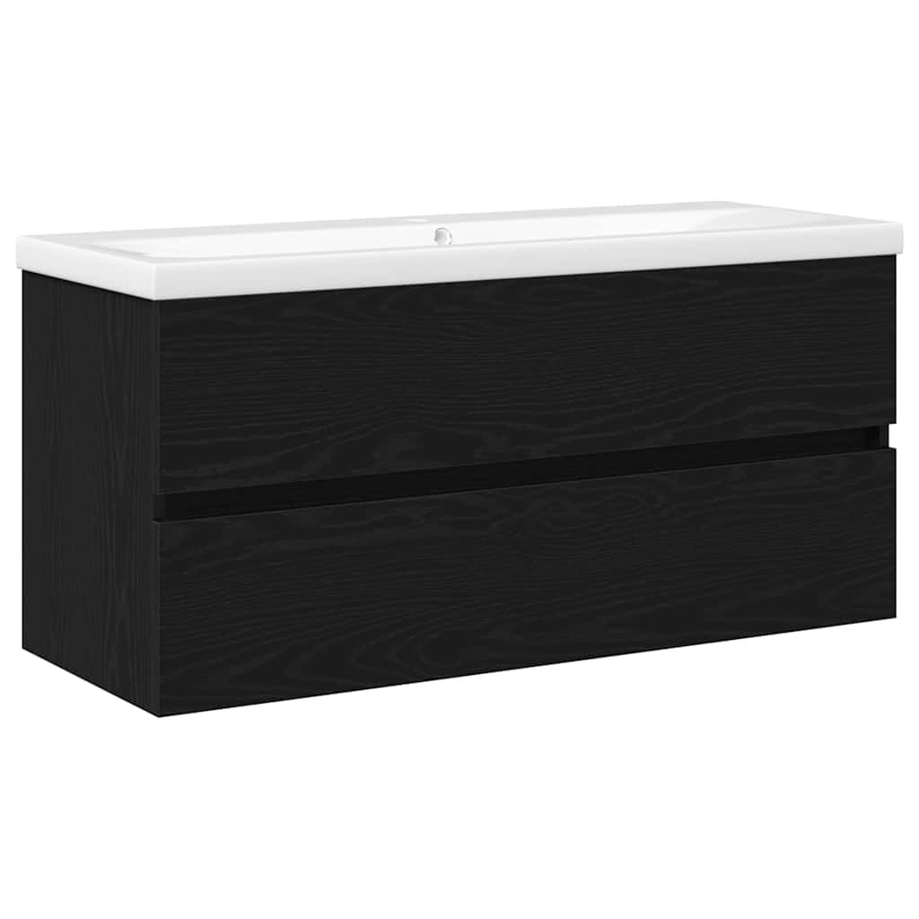 Générique Waschtisch Eiche schwarz 100 x 39 x 62 cm