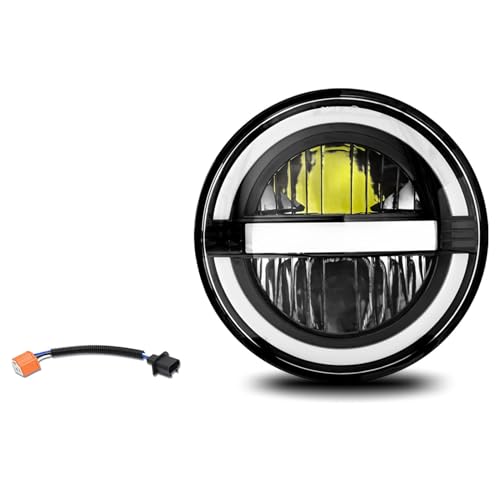 Faro de motocicleta de 7 pulgadas para rutas nocturnas seguras