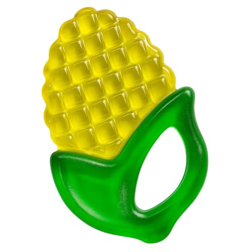 Image of Baby Water Filled Silicone Cooling Teether | Soft Teething Toy for Babies | Soothes Gums and Easy to Grip | Non-Toxic Food Grade Bpa-Free for Toddlers, Infants | Design May Vary (Pack of 1)