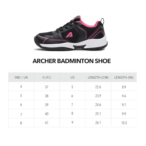 Image of Boldfit Badminton Shoes for Women Breathable Anti Skid Sports Shoes for Shuttle Non Marking Girls Shoe for Professional Match & Indoor Court Sports