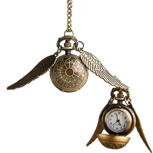ハリーポッター ゴールデン スニッチ 懐中時計 ネックレス 時計 コスプレ小物 合金 ポケットウォッチ 人気 映画 グッズ アクセサリー 飾り 萌えグッズ 誕生日 プレゼント 男女兼用のサムネイル