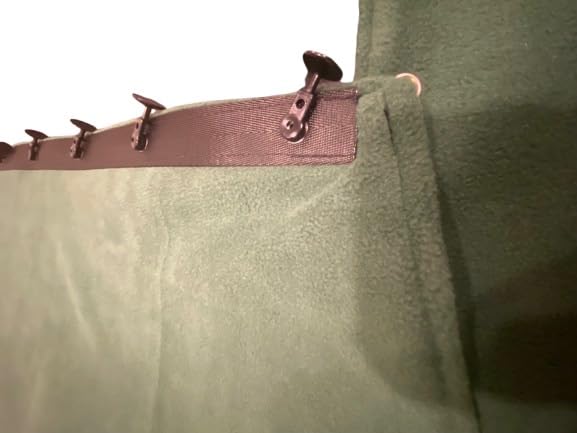 Sleeper Curtains Compatible with Freightliner Classic/FLD/FLD 120/132 Bunk Curtains Interior Curtain Faux Leather and Fleece Truck Sleeper Curtain