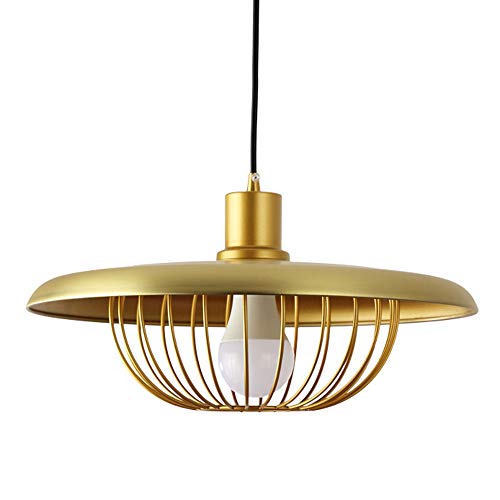 Lustre Citrouille pour briser la monotonie d'une pièce avec une suspension cage métal