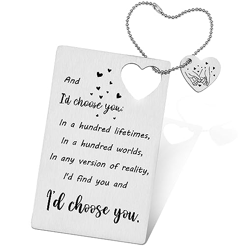 TRCENDE Funny Valentines Day Card for Husband Deployment Gifts Anniversary Card Gifts for Him Gift for Boyfriend Hubby Cute Anniversary for Him Long Distance Relationship Gift for Him XCD28
