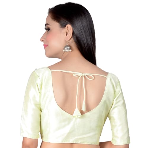 Image of Chandrakala Casual Blouses for Women Sarees,Readymade (B186-P)