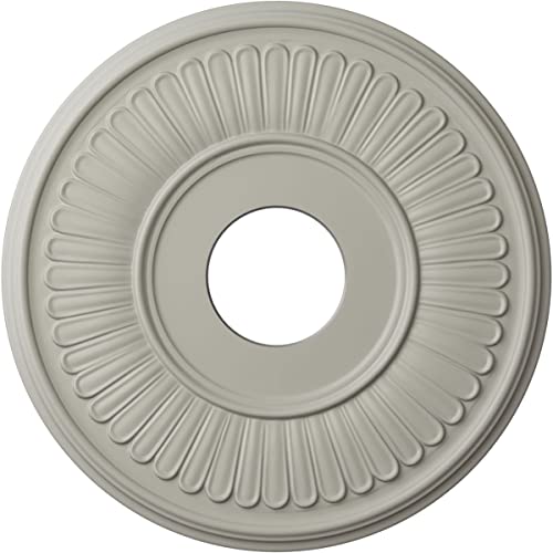 Image of 15 3 /4 inchOD x 3 7 /8 inchID x 3 /4 inchP Berkshire Ceiling Medallion (Fits Canopies up to 7 inch), Hand-Painted Pot of Cream