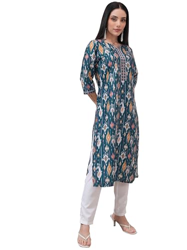 Image of Vishudh Women's Kurta | Regular Fit | Trendy Ethnic Top for Everyday Comfort