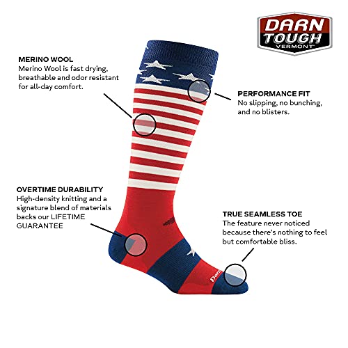 Darn Tough Vermont Boys' Captain Stripes Junior Light Socks3
