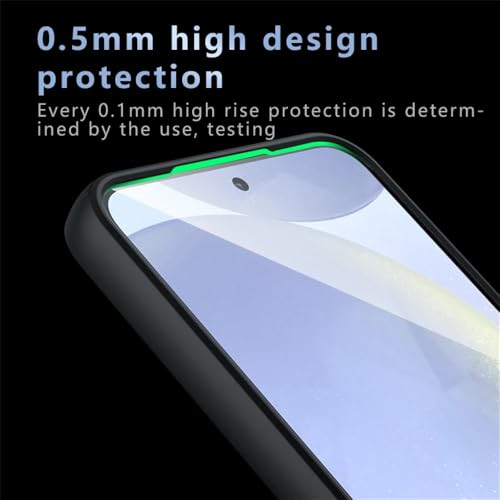 Image of Mobile Case Cover for Samsung Galaxy A55 5G, Back Cover, Matte PC Back + TPU Bumper Case Shockproof Magnetic Support Mobile Cover (Galaxy A55)