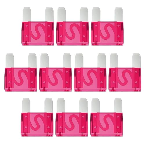 Gebildet 10Pcs Blade Fuses Maxi APX Replacement Fuses 50A for Cars Trucks RVs Boats Automotives Vehicle Campers SUV