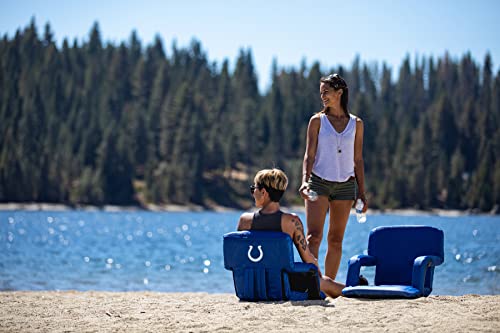 Image of PICNIC TIME Navy Indianapolis Colts Ventura Seat Portable Recliner Chair