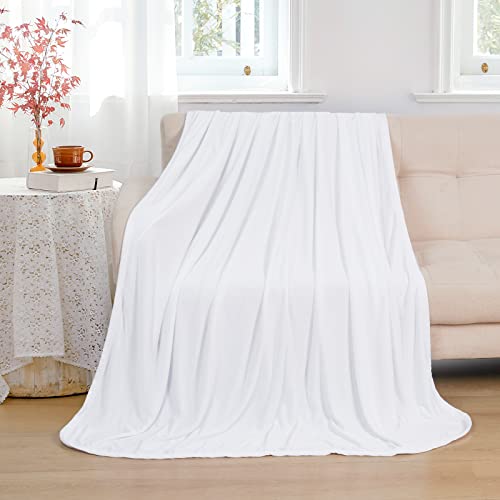 Phf Cooling Blanket For Hot Sleepers Throw Size, Arc-Chill Cool Blanket Absorbs Body Heat To Keep Cool For Night Sweats, Summer Blanket For Bed Sofa Couch, 50X60 Inches, White #TOP6