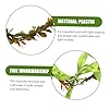 VICASKY 4 Pièces Couronne de Vertes et Naturelle Bandeau Cheveux Femme pour Mariage Photo et Fête Accessoire Chic et Confortable Diadème Fait Main Aux #5