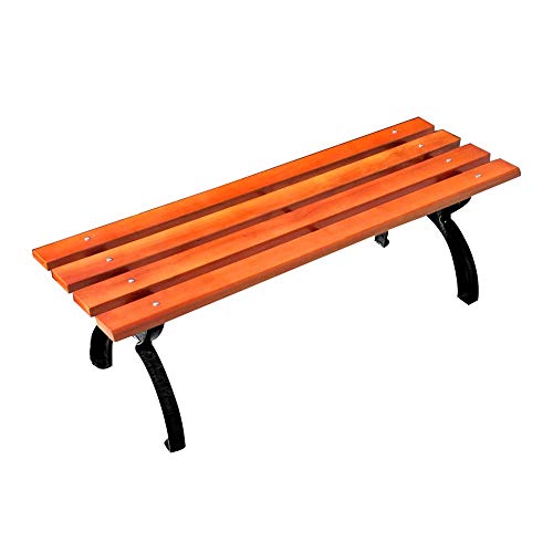 Banco de comedor de madera maciza exterior para terraza y asientos de parque 2