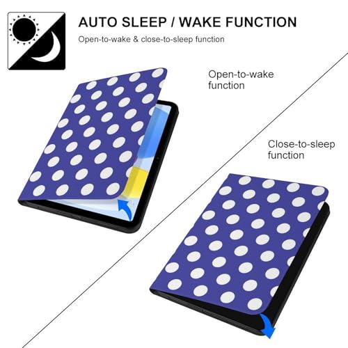 Coque fine iPad 10e génération violet clair avec support pliable - 3