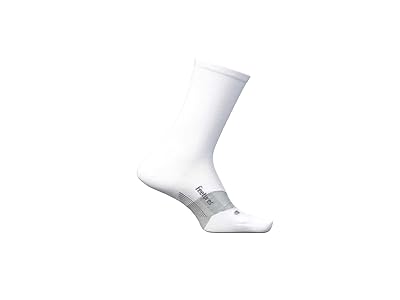 Feetures Elite Ultra Light Mini Crew Crew Cut Socks Shoes White 1 : MD (US Men