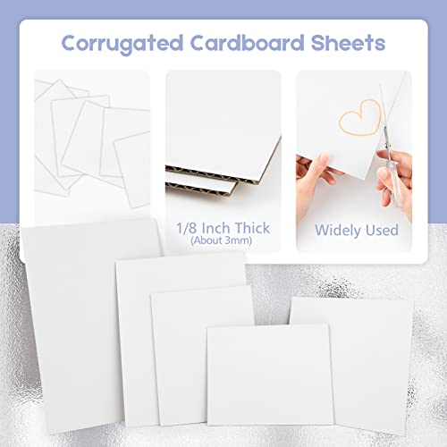 Image of Golden State Art 10 Pack 12x12 Corrugated Cardboard Sheets