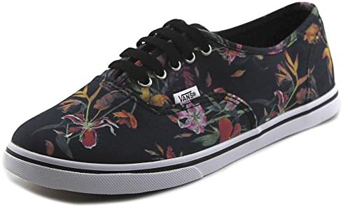 vans noir a fleur