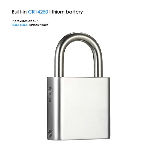 KKmoon BT Smart Keyless Lock APLICATIVO À prova d'água Desbloqueio Anti-Roubo Cadeado Porta Bagagem