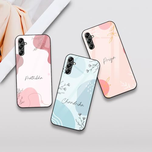 Image of COLORflow Back Cover Compatible with Samsung Galaxy A14 5G / 4G | Aesthetic Name Customized | Shockproof TPU Bumper with Camera Protection Back Cover Compatible with Samsung Galaxy A14 5G / 4G