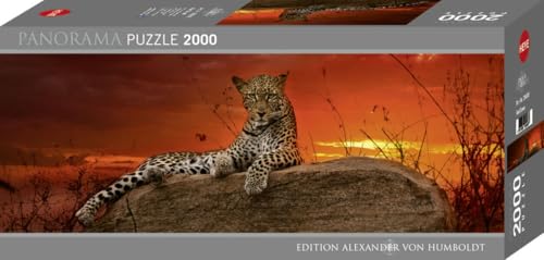 Heye- Red Dawn (Panorama 2000 Pz.) Animals Puzle, Multicolor (9608)