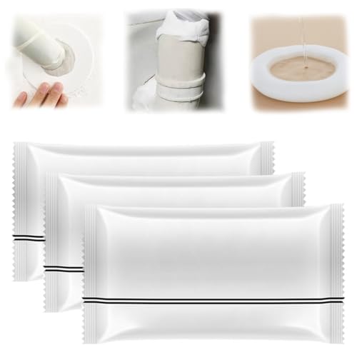 Sellador impermeable, arcilla de reparación resistente al agua, rápida, conexiones de drenaje, agujeros de pared, agujeros de aire acondicionado (3)