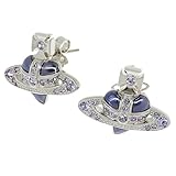 [ヴィヴィアンウエストウッド] アクセサリー レディース ピアス イヤリング プラチナム NEW DIAMANTE HEART EARRINGS 6201033K02P687 VIVIENNE WESTWOOD [並行輸入品]