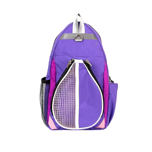 Pagaies de tennis de table bien protégées dans ce sac à bandoulière réglable spacieux