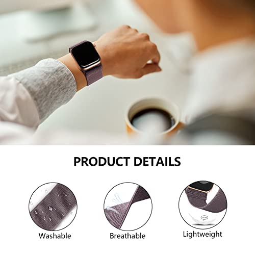 Image of 4 Pack Stretchy Solo Loop Compatible with Apple Watch Bands 38mm 40mm 41mm 42mm 44mm 45mm 46mm 49mm Women Men, Sport Nylon Elastic Straps Wristbands for iWatch Series 11 10 9 8 7 6 5 4 11 Ultra /SE 3 2