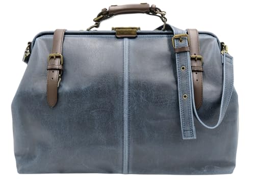 [木和田]レトロ ダレスボストンバッグ・ネイビー