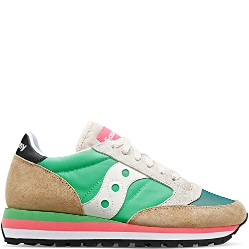 Saucony Jazz Triple baskets à semelle épaisse en suède et nylon avec amorti renforcé