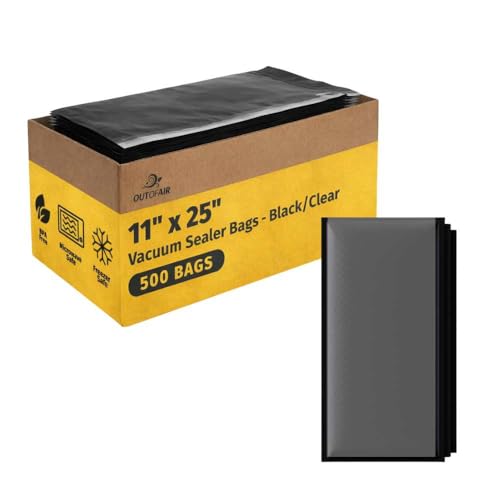 OutOfAir 11" x 25" Vacuum Sealer Bags 500 Bag (Bulk