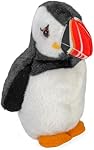 Wild Republic Audubon Birds Atlantic Puffin Plush with Authentic Bird Sound, Stuffed Animal, Bird Toys for Kids and Birders
