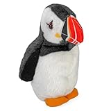 Wild Republic Audubon Birds Atlantic Puffin Plush with Authentic Bird Sound, Stuffed Animal, Bird Toys for Kids and Birders