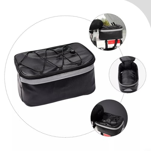 Bolsa trasera para moto 13L Oxford PU miniatura 3
