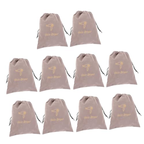 DEARMAMY 5 Series Bolsa Para Secador De Pelo Neceser Para Herramientas De Peluquería Organizador De Secador De Pelo Bolsa Portátil Con Cordón Bolsas Con Cordón Para Secador 2 piezas x 5