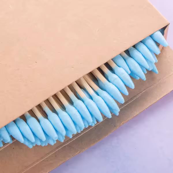 COTTON SWABS bamboo cotton swabs (green)