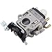 Hayskill MC43 Carburetor with Repower Tune-Up Kit for Earthquake Ardisam E43 Auger 300486 11334 43CC 51.7CC 2 Cycle Carb MC43CE MC43E MC43ECE MC43RCE Tiller/Cultivator Parts