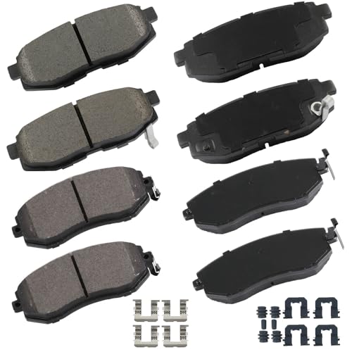 Image of CCIYU Front Rear D1539 D1124 Disc Brake Pad Sets Fit For Scion For FR-S 2013-2016,For Subaru For BRZ 2013-2016,For Toyota For 86 2017-2020, Brake Pads 8PCS
