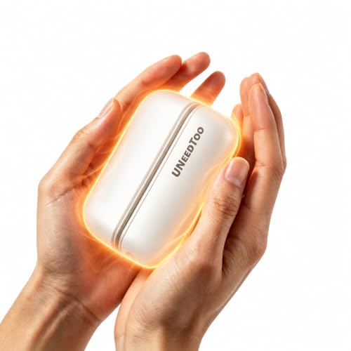 UNEEDTOO Hand Warmers Rechargeable, 2 Pack Magnetic, Up to 140°F, White - image 1