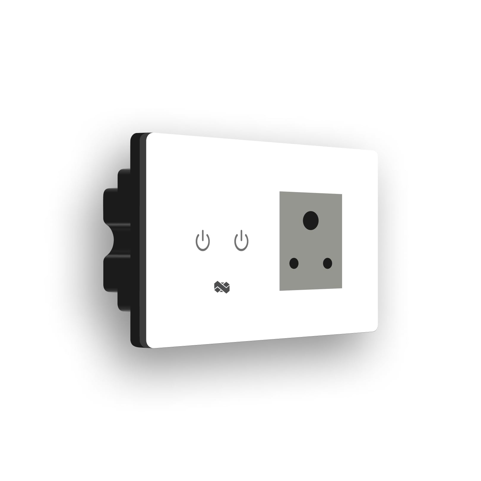 IOTICS Smart Wifi Switch Board: 1 x Switch & 1 Smart Plug Module. Touch Control, Remote, App Control. Voice Compatible with Alexa & Assistant. Smart Touch Switch Board For Home Automation (White)-image-32