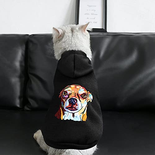Funny Chihuahua Dog Pet Suit With Hat Dog Hoodie Coat Winter Apparel Pullover Outfits Xl #TOP2