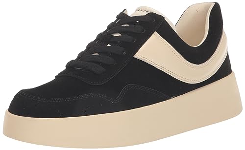 Vince Damskie buty sportowe Warren Court, czarny zamsz, 35.5 eu