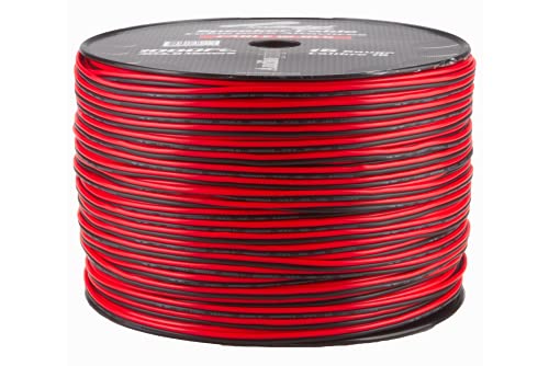 Audiopipe 1000' Feet 16 Ga Gauge Red Black 2 Conductor Speaker Wire Audio Cable #TOP1